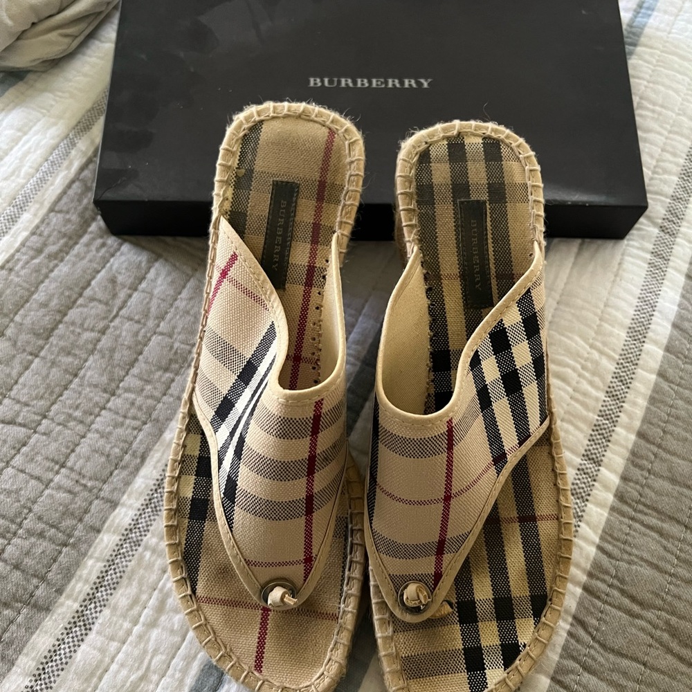 COPY - Burberry Wedge Shoes